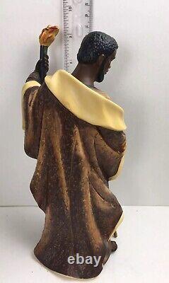 10pc AFRICAN AMERICAN/BLACK Nativity Set Grandeur Noel Collector 2000 Porcelain