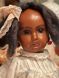 11 Black Mulatto Jumeau Doll size 2 Very Rare Bebe 1880