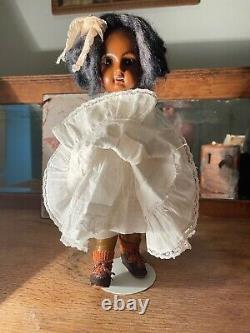 11 Black Mulatto Jumeau Doll size 2 Very Rare Bebe 1880