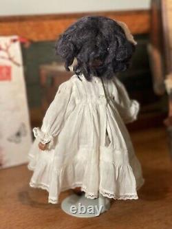 11 Black Mulatto Jumeau Doll size 2 Very Rare Bebe 1880