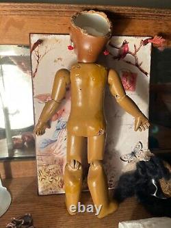 11 Black Mulatto Jumeau Doll size 2 Very Rare Bebe 1880