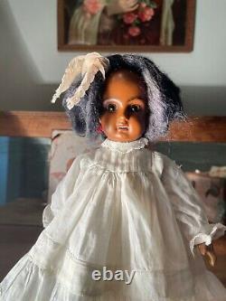 11 Black Mulatto Jumeau Doll size 2 Very Rare Bebe 1880