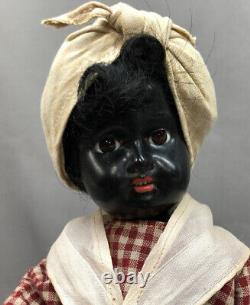 12 Rare Black Ebony Child 1909 Schoenau Hoffmeister Antique German Bisque Doll