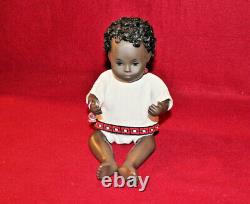 12 Vintage 509 Sexed Baby Girl Sasha Doll, Black, Tag, Box, Early 1970's, UK