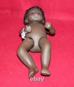 12 Vintage 509 Sexed Baby Girl Sasha Doll, Black, Tag, Box, Early 1970's, UK