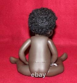 12 Vintage 509 Sexed Baby Girl Sasha Doll, Black, Tag, Box, Early 1970's, UK