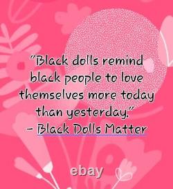 16'' Black Doll? #400 Tiffany? African-American Art #Doll-#handmade