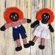 17 Vintage Black African American Raggedy Ann And Andy Doll Set