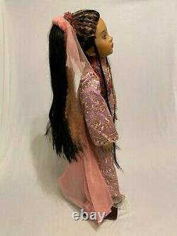 #186 Yasmin Show Stopper Blue Eye Porcelain Black Asian 34 Girl Doll