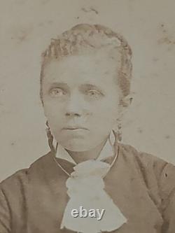 1870's CDV HTF Photo African American Black Woman New York Bostwick Afluent Free