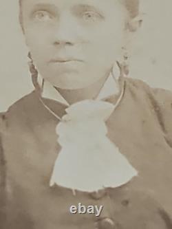 1870's CDV HTF Photo African American Black Woman New York Bostwick Afluent Free