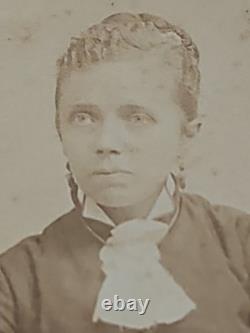 1870's CDV HTF Photo African American Black Woman New York Bostwick Afluent Free