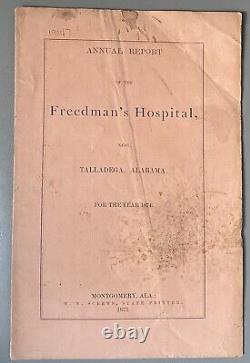 1875 Talladega Alabama African American Freed Slaves Record Book Black History