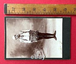 1890 Black Lives Matter BLIND Gentleman PHOTO RAGS Tribal Apron African AMERICAN