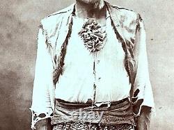 1890 Black Lives Matter BLIND Gentleman PHOTO RAGS Tribal Apron African AMERICAN