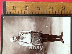 1890 Black Lives Matter BLIND Gentleman PHOTO RAGS Tribal Apron African AMERICAN