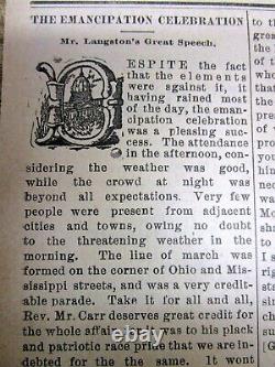 1891 African-American newspaper JIM CROW racial SEGREGATION in TEXAS & ARKANSAS