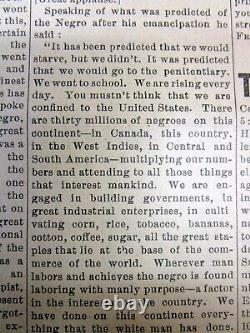 1891 African-American newspaper JIM CROW racial SEGREGATION in TEXAS & ARKANSAS