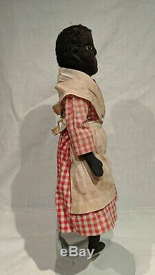 1892-1910 Julia Jones Beecher Cloth Doll, 19 1/2 inches tall