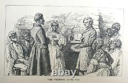 1893 AFRICAN AMERICAN WEDDING us slave BLACK DIALECT Southern Plantation SLAVERY