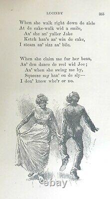 1893 AFRICAN AMERICAN WEDDING us slave BLACK DIALECT Southern Plantation SLAVERY