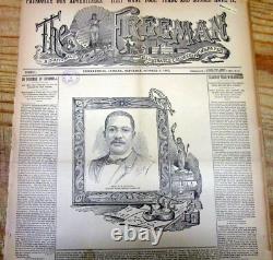 1897 African-American newspaper W H COUNCILL -Early Black educator Alabama HBCU