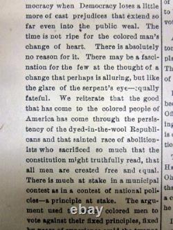 1897 African-American newspaper W H COUNCILL -Early Black educator Alabama HBCU
