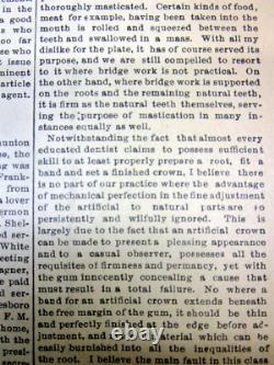 1897 African-American newspaper W T JEFFERSON is 1st BLACK DENTIST nTHE US ARMY