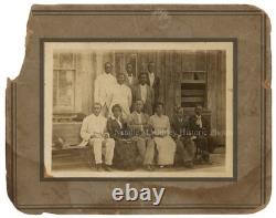 1910s Caucasian African American & Black Native Integrated Group Photo