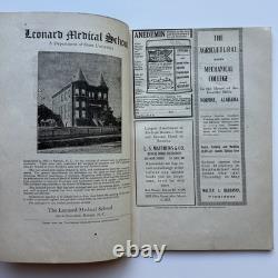 1913 Journal National Medical Association African American Tuskegee History