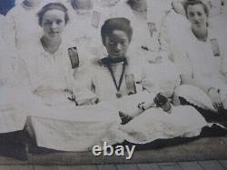 1916 African-American History original photograph Black girl in school class