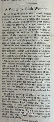 1917 The Tuskegee Student Newspaper, Original, African American, Black Press
