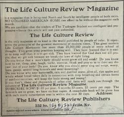 1917 The Tuskegee Student Newspaper, Original, African American, Black Press