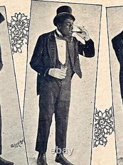 1920 Bert Williams African American Vaudeville Star Broadway Brevities Blotter