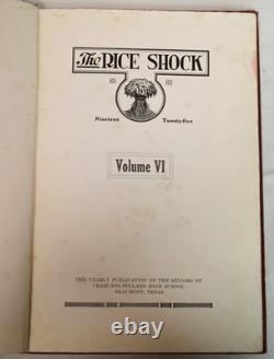 1925 Black African American Charlton Pollard Beaumont TX High School Yearbook