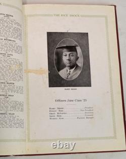 1925 Black African American Charlton Pollard Beaumont TX High School Yearbook