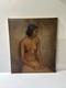 1930's Nude Painting Black Woman African American Signed Mystery 24 Antique Oil