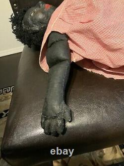 1930s Black stockinette doll