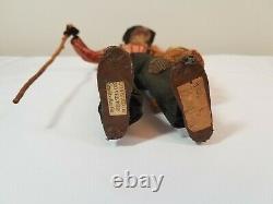 1930s Nut Head Doll'Old Black Joe' LOVELEIGH Novelty Americana Walnut Folk Art