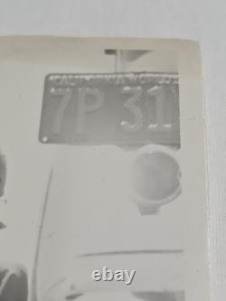 1939 Photo African American Black Man California Changing Tire Man 3 1/2 x 6