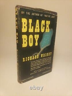 1945'BLACK BOY' by RICHARD WRIGHT 1ST ED DJ AFRICAN AMERICAN BIOGRAPHY RACISM