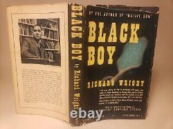 1945'BLACK BOY' by RICHARD WRIGHT 1ST ED DJ AFRICAN AMERICAN BIOGRAPHY RACISM