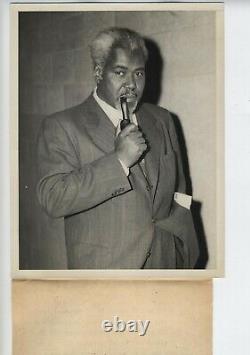 1948 Original African American Actor Rex Ingram Photo Vintage Arrested Mann Act