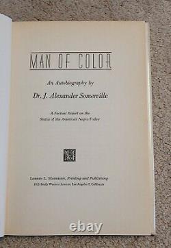 1949 African American Autobiography Signed Somerville Man Of Color Autograph