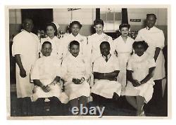 1950s Black African American Doctors Hospital Staff Medical History Photo