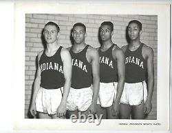 1956 Original Indian U Photo Mile Relay Team African American Integrated Origina