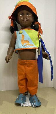 1960's MATTEL Black Afro American CHATTY CATHY Doll In Sunny Day Outfit Rare