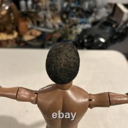 1964 GI Joe Adventure Team African American Black Flocked Hair 12 Figure