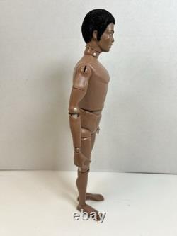 1964 GI Joe Adventure Team African American Black Flocked Hair 12 Figure