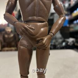 1964 GI Joe Adventure Team African American Black Flocked Hair 12 Figure